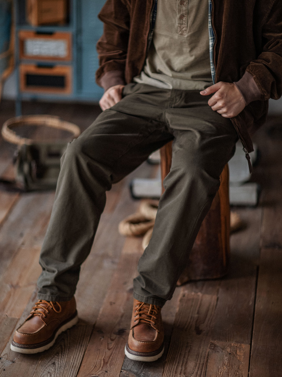 WASHED CHINO PANT