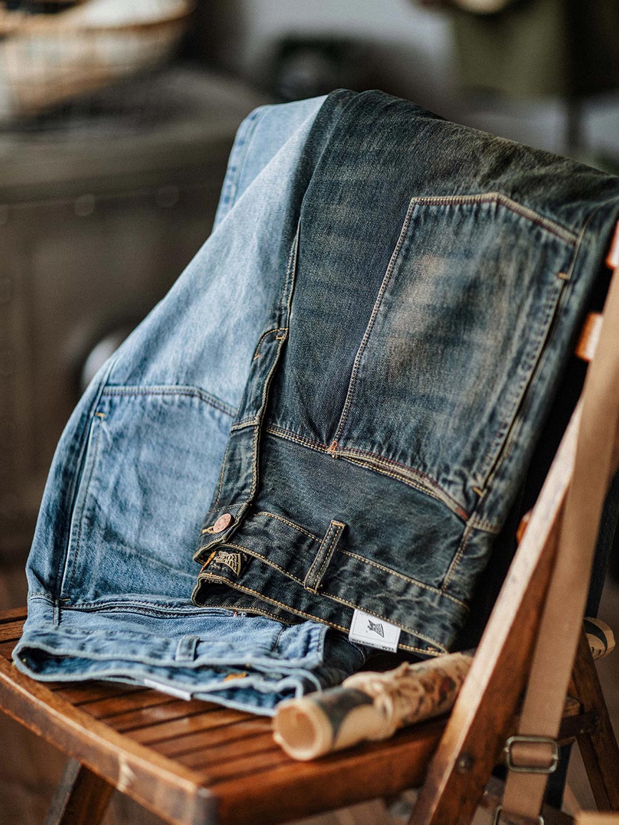 1937 Baggy Fit Denim Work Pants