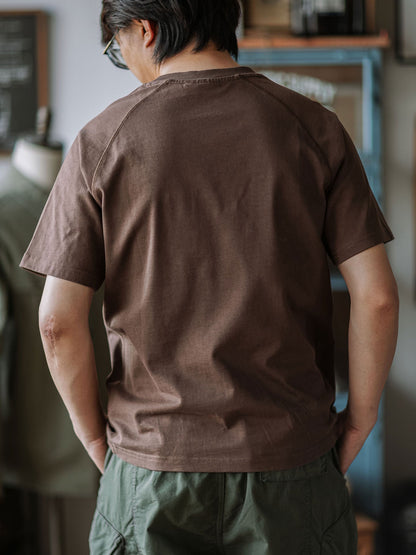 Raglan Sleeves Crewneck T-Shirt