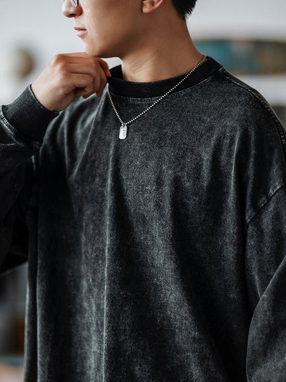 Garment Dyed Long Sleeve T-shirt