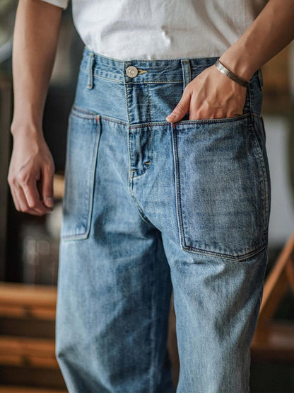 1937 Baggy Fit Denim Work Pants