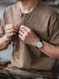 Three-Button Henley Shirt