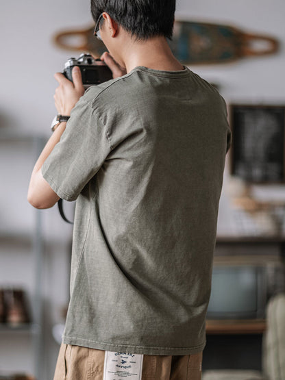 Three-Button Henley Shirt