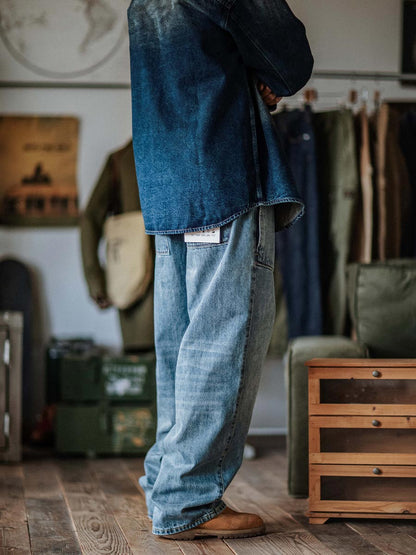 1937 Baggy Fit Denim Work Pants
