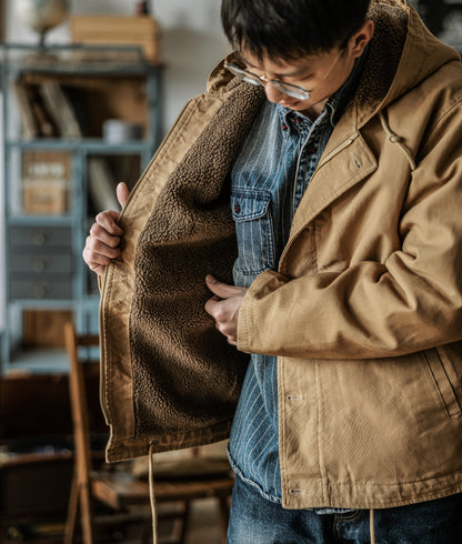Sherpa Lined Deck Jacket