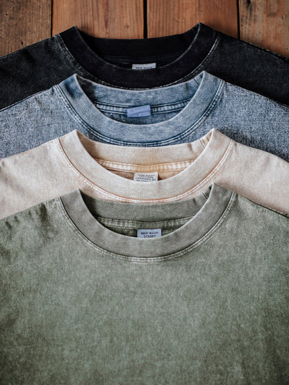 Garment Dyed Long Sleeve T-shirt