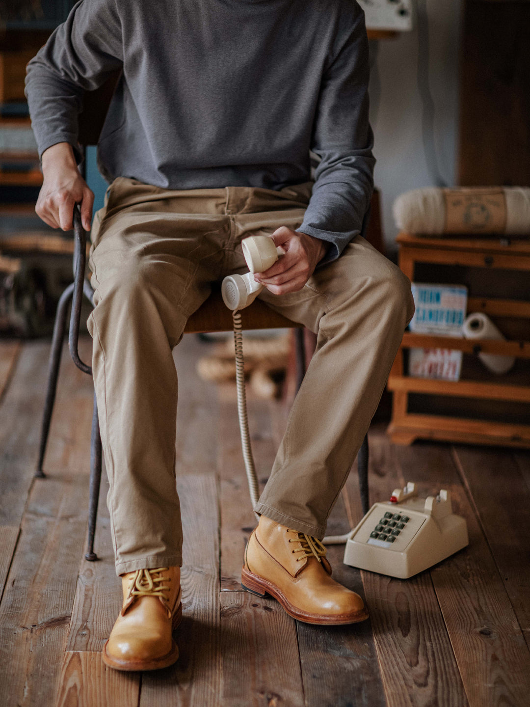 WASHED CHINO PANT