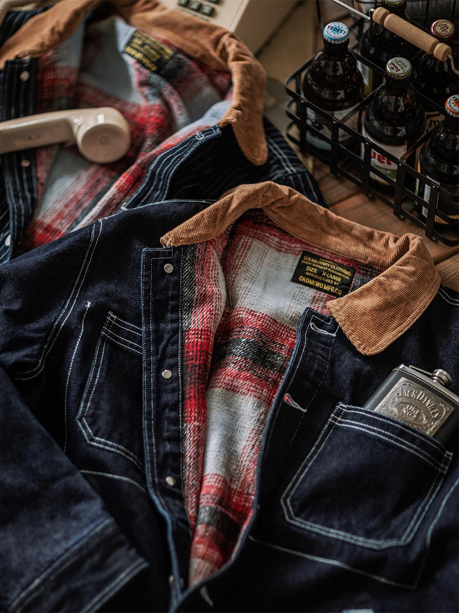 DENIM CHORE COAT