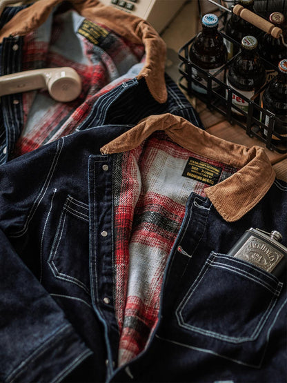 DENIM CHORE COAT
