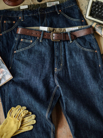 Relaxed Tapered Rinse Selvedge  Jeans