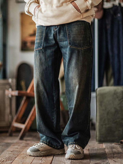 1937 Baggy Fit Denim Work Pants