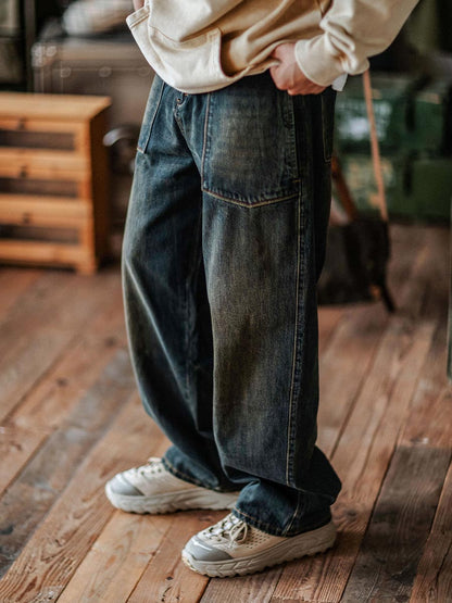 1937 Baggy Fit Denim Work Pants