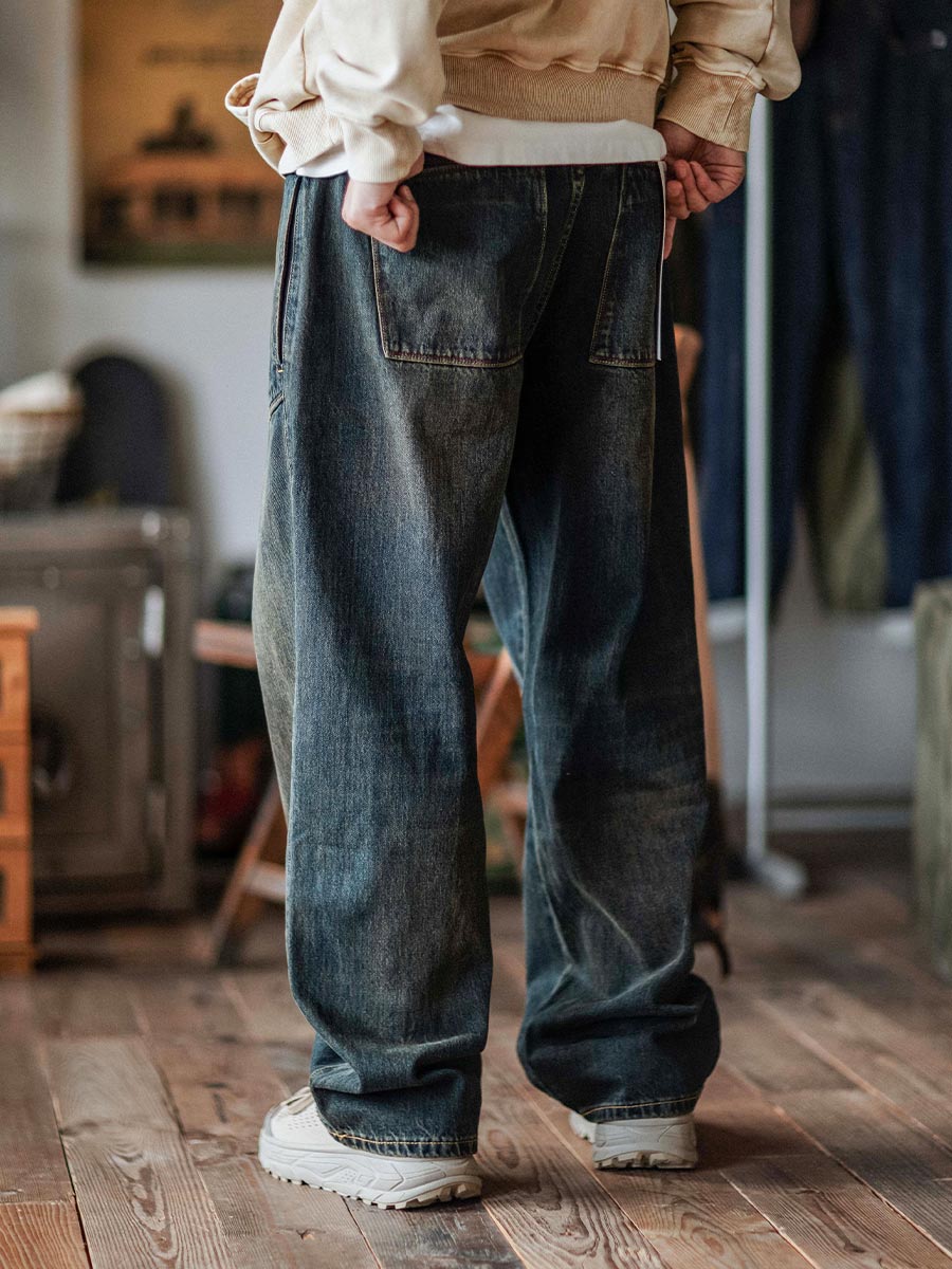 1937 Baggy Fit Denim Work Pants
