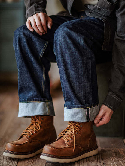 Relaxed Straight Rinse Selvedge Jeans