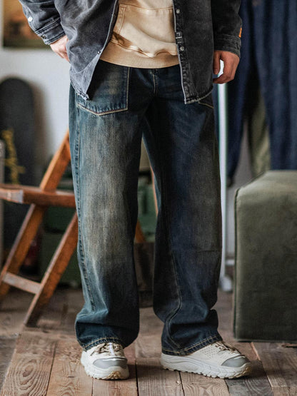 1937 Baggy Fit Denim Work Pants