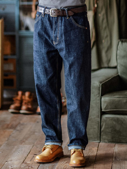 Relaxed Tapered Rinse Selvedge  Jeans
