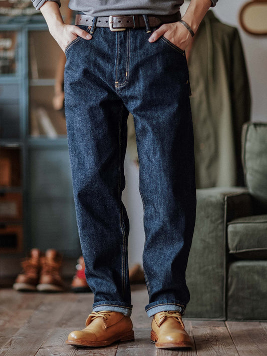 Relaxed Tapered Rinse Selvedge  Jeans