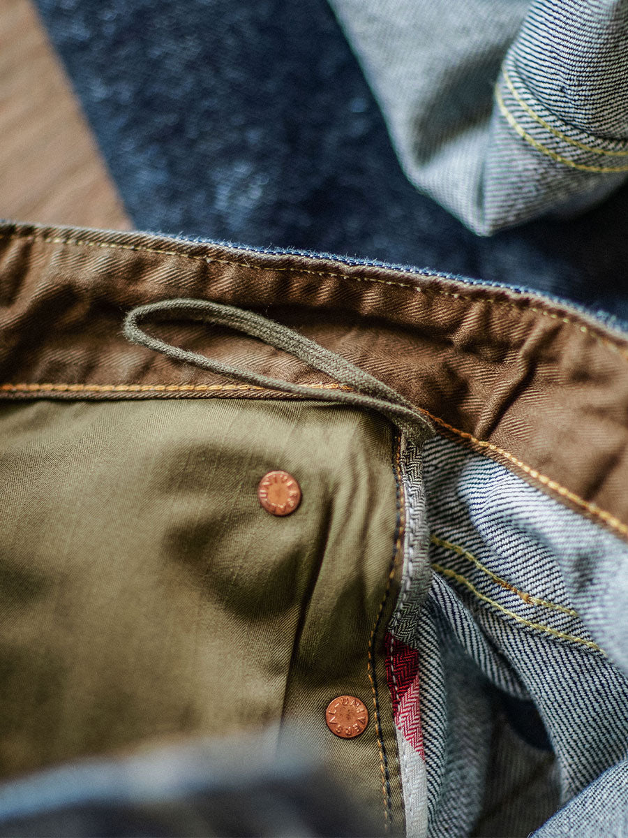 Relaxed Straight Rinse Selvedge Jeans