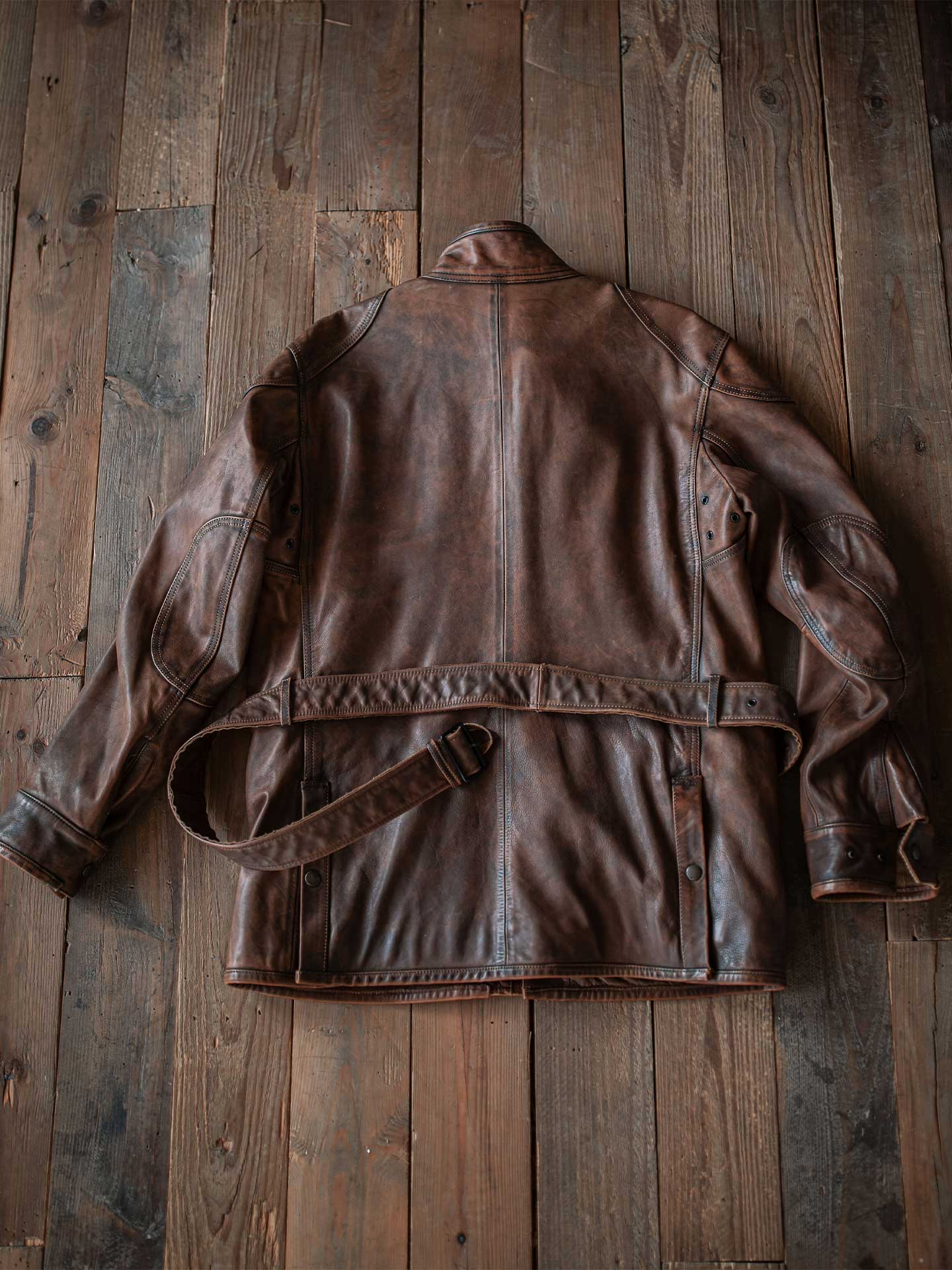 International  Multi-Pocket Leather Jacket