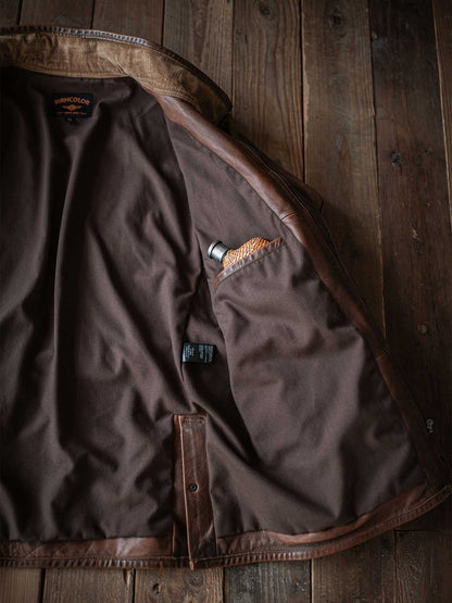 International  Multi-Pocket Leather Jacket