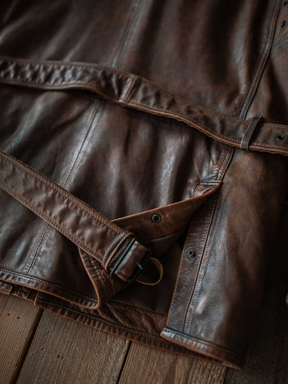 International  Multi-Pocket Leather Jacket