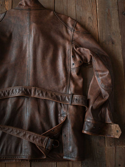International  Multi-Pocket Leather Jacket