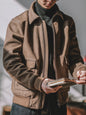 Leather Engineer  Bomber Jacket