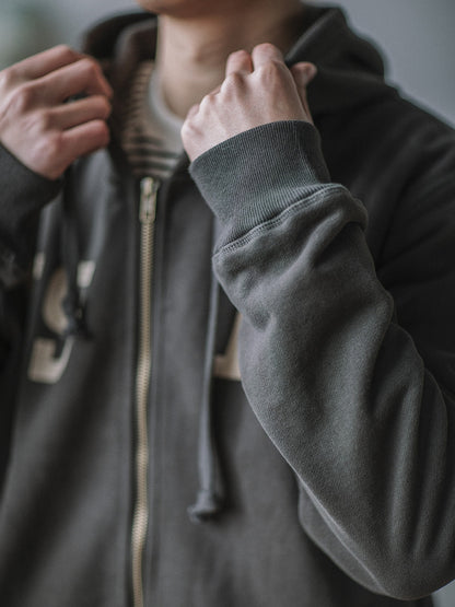 17.5 OZ TERRY FULL-ZIP HOODIE