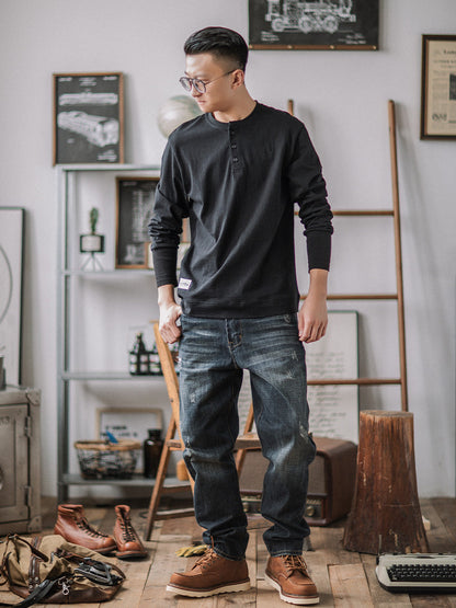 Henley Long Sleeve Shirt